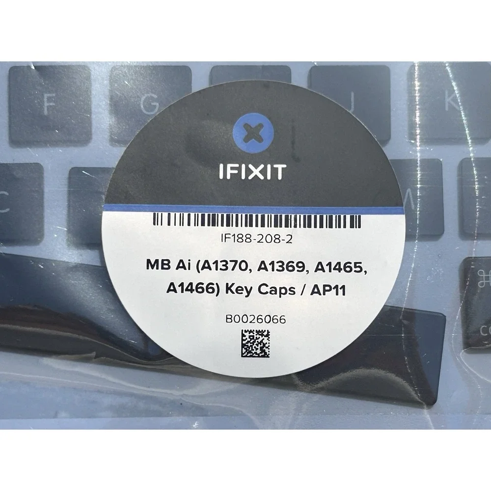 MacBook Air Key Caps IFIXIT Full Set A1370 A1369 A1465 A1466 2017 2016 2015 etc.
